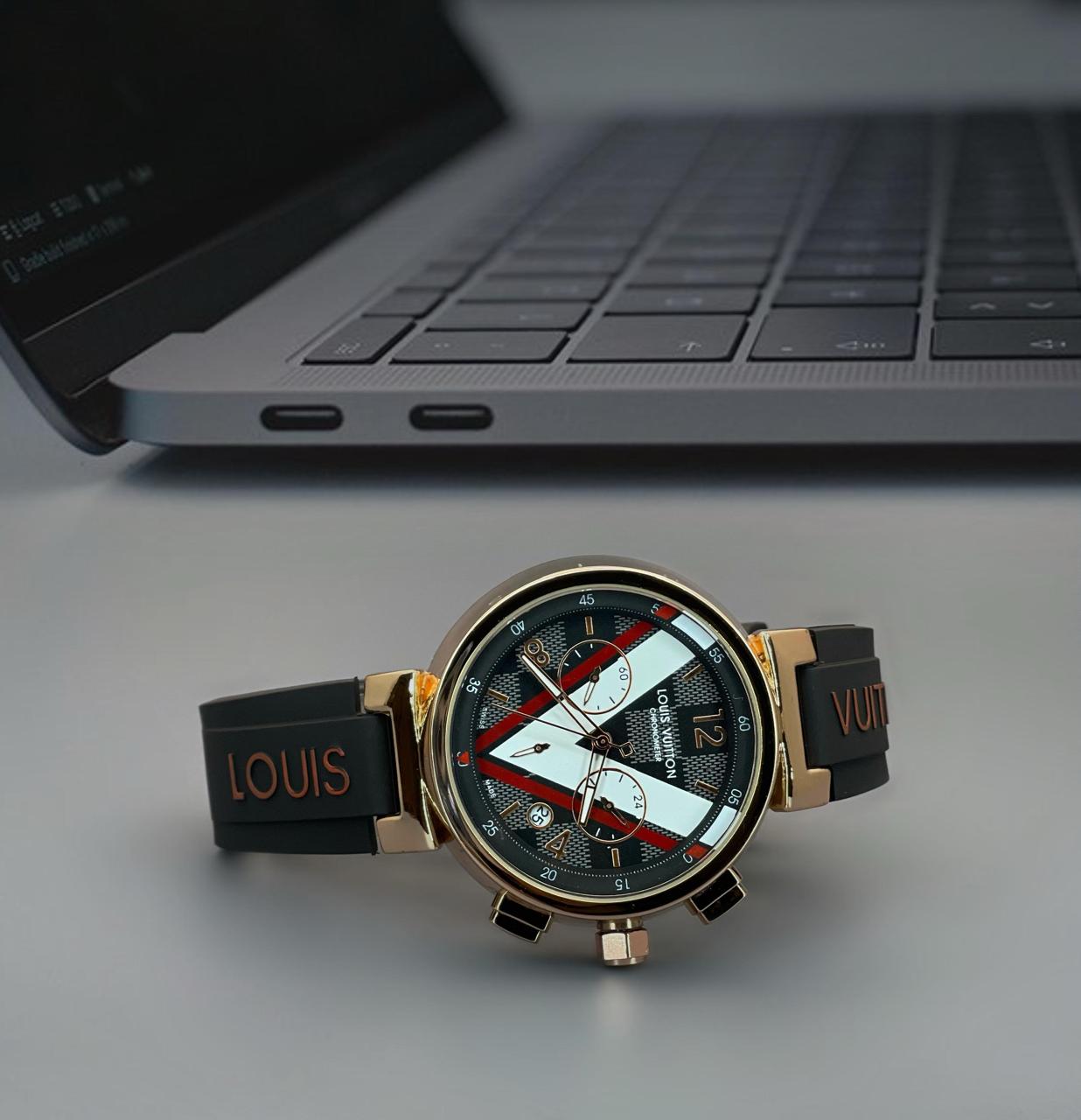 Louis Vuitton’s emblematic Tambour watch